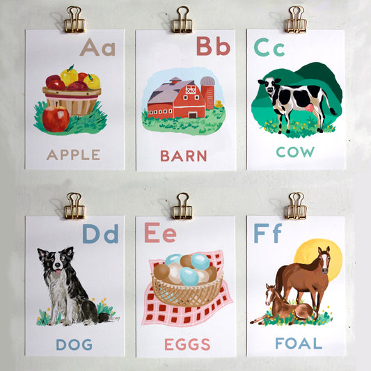 On the Farm Flashcards