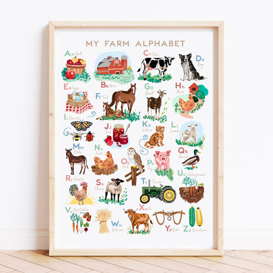 On the Farm Alphabet